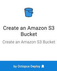 Create an Amazon S3 Bucket Step