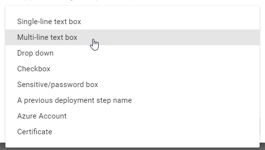Step template parameter type