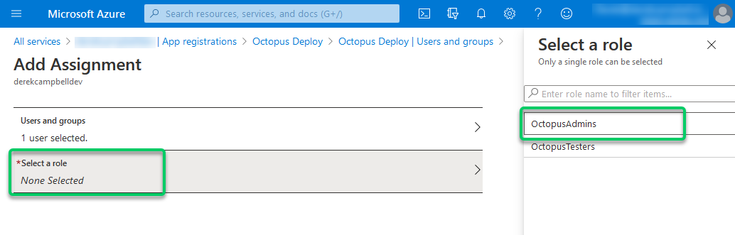 width=500 Editing App registration users role